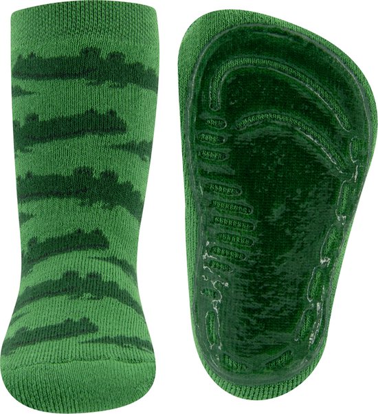 Chaussettes antidérapantes Vert avec Crocodiles - 19/20