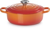 Le Creuset - Gietijzeren - Lage Braadpan - 24cm - Oranjeood