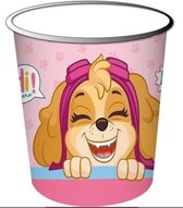 Nickelodeon PAW Patrol Skye prullenbak - Papierbak - Prullenbak voor kinderen - Prullenbak kinderkamer