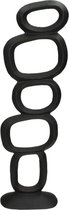 Ornament Organic Aluminium Zwart 48 cm