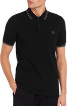 Fred Perry - Polo Zwart P32 - Slim-fit - Heren Poloshirt Maat M