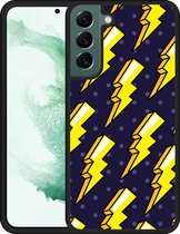 Galaxy S22+ Hardcase hoesje Pop Art Lightning - Designed by Cazy
