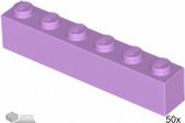 LEGO Bouwsteen 1 x 6, 3009 Medium lavendel 50 stuks