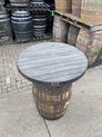 Table de bar Whisky 190l. Plateau bois "Lowland", brossé, poncé, huilé