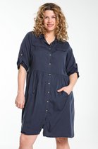 Paprika Dames Hemdjurk in tencel - Jurk - Maat 50