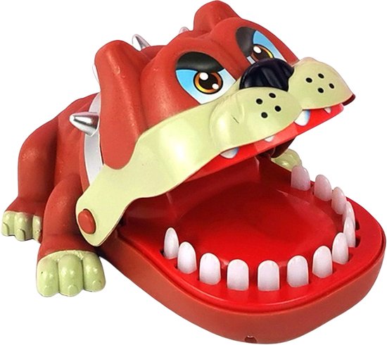 Afbeelding van het spel Hond Bulldog Krokodil met Kiespijn Spel Bijtende Drankspel