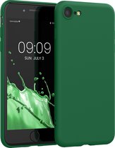 kwmobile telefoonhoesje voor Apple iPhone SE (2022) / SE (2020) / 8 / 7 - Hoesje voor smartphone - Back cover in elfengroen