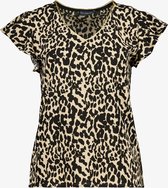 TwoDay dames blouse met luipaardprint - Bruin - Maat M
