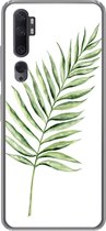 Geschikt voor Xiaomi Mi Note 10 hoesje - Plant - Waterverf - Aquarel - Siliconen Telefoonhoesje