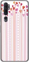 Xiaomi Mi Note 10 - Une illustration de cœurs qui grandissent - Coque en Siliconen pour téléphone