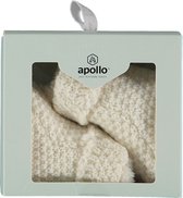 Apollo - Baby - Slofjes - Knit - Off White - Giftbox - Maat 50/56 | bol.