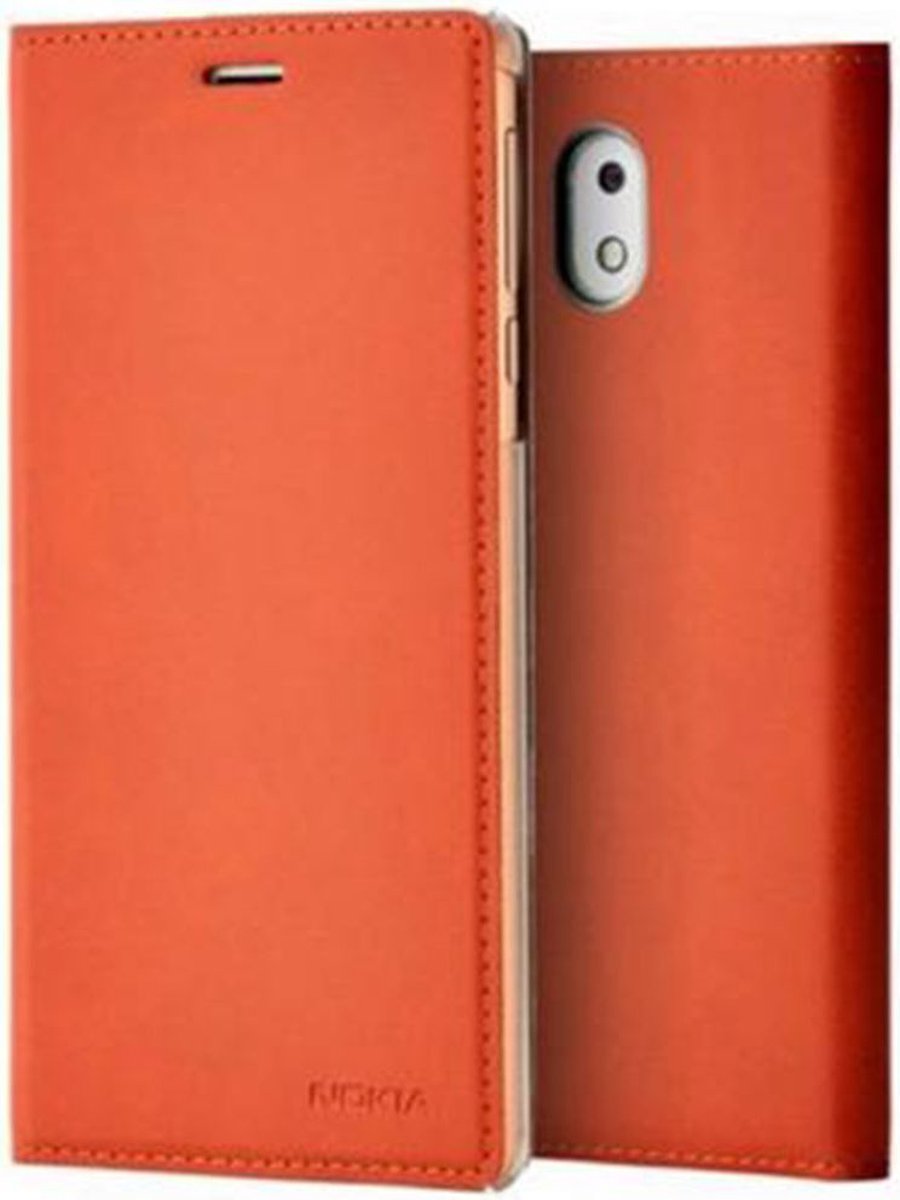 Nokia Slim Flip Case - bruin koper - voor Nokia 6