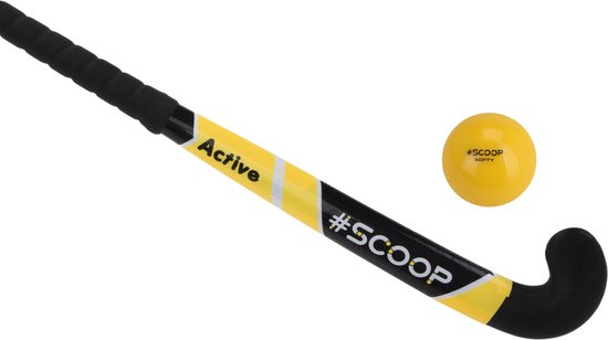 Scoop Straat Hockeystick - Street Hockey Set - Yellow - Hockeystick Junior  - 26 Inch | bol.com