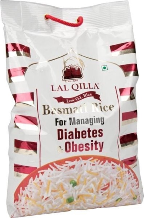 Lal Qilla Basmati Rice for Diabetes Obesity 5 kg bol