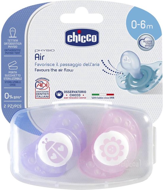 Chicco Physio Comfort 6-16m fopspeen Chicco Physio Comfort 6-16m fopspeen