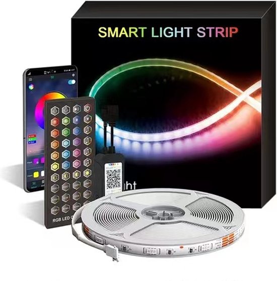 Je veux avoir une bande LED Smart avec télécommande 5M 150led Bluetooth Control - Music Sync Control - IR Remote 24Keys (5M * 1roll) 150led chips