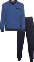 Paul Hopkins Heren Pyjama Blauw PHPYH2106A - Maten: XXL