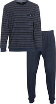 Paul Hopkins Badstof Heren Pyjama Blauw PHPYH2105A - Maten: S