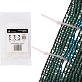 Springos Kabelbinders | Tie Wraps | Tyraps | Tie Rips | 100 x 2.5 mm | 100 stuks | Wit