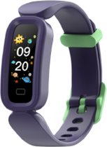 West Watches Model Sand Activity Tracker Stappenteller - Smartband - Sporthorloge Kinderen - Blauw/Paars