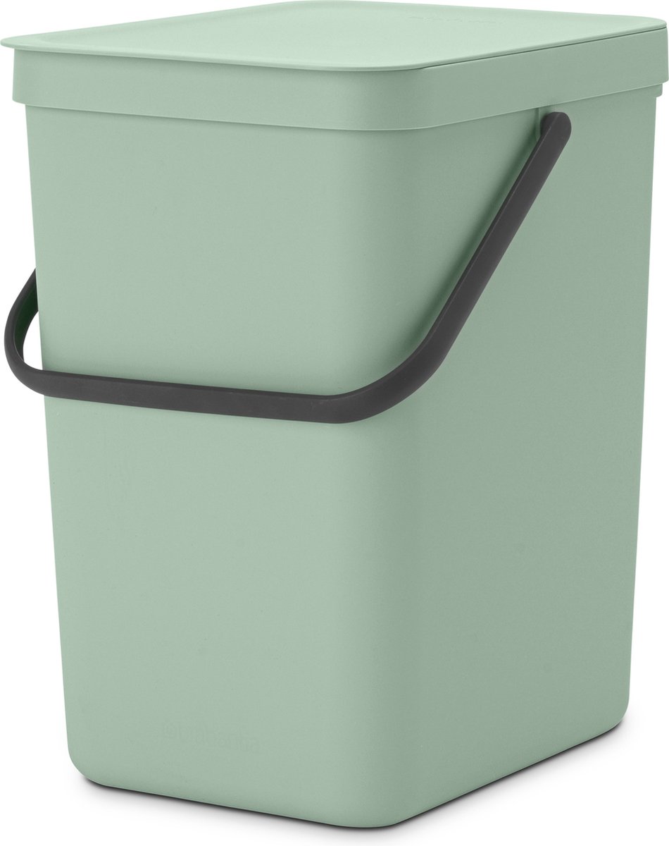 Goedkoopste Brabantia Sort & Go Prullenbak - 25 liter - Jade Green