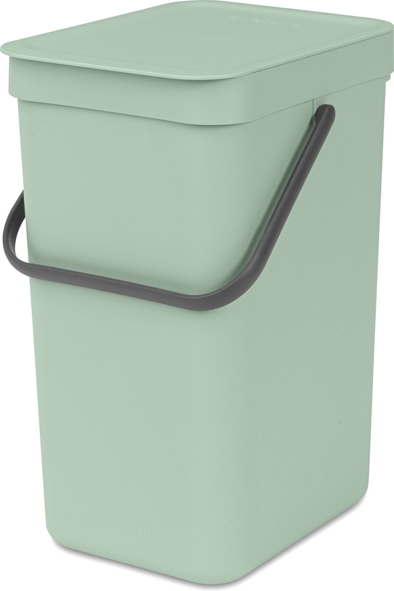 Goedkoopste Brabantia Sort & Go Prullenbak - 12 liter - Jade Green