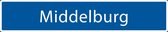 Straatnaambord Middelburg| Straatnaambord Dorp/wijk/stad| Verkeersbord Middelburg| Verkeersborden | Straatnaambord origineel | Verkeersborden Dorp/wijk/stad