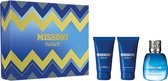 Missoni Wave Giftset - 50 ml eau de toilette spray + 50 ml showergel + 50 ml aftershave balm - cadeauset voor heren