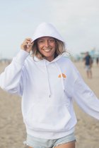 Annie Son Comfy Hoodie - Truien - Wit - Scheveningen zeefdruk - L