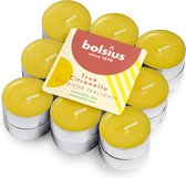 Bolsius - Theelichten - True - Citronella - Geel