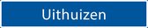 Straatnaambord Uithuizen| Straatnaambord Dorp/wijk/stad| Verkeersbord Uithuizen| Verkeersborden | Straatnaambord origineel | Verkeersborden Dorp/wijk/stad
