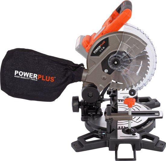 Afkortzaag - Powerplus Dual Power POWDP2550 Afkort- en verstekzaag - 20V - Ã˜210mm - Excl. accu en lader