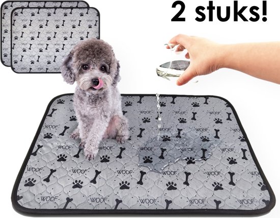 Niet genoeg baden Speciaal Jooba Puppy training pads - Wasbare puppy pads 2 Stuks - Hondentoilet -  70x50cm - Puppy | bol.com