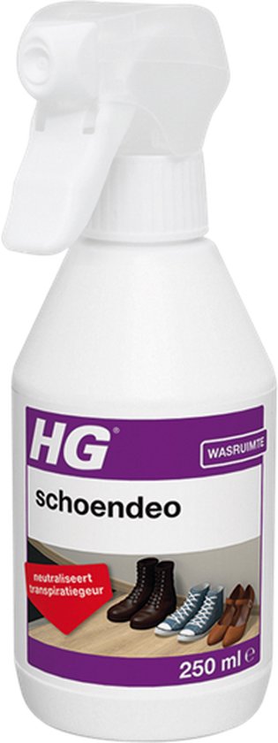 Hg Schoendeo De Schoenen Deo Die Effectief Zweetgeur Neutraliseert - 2 Stuks !