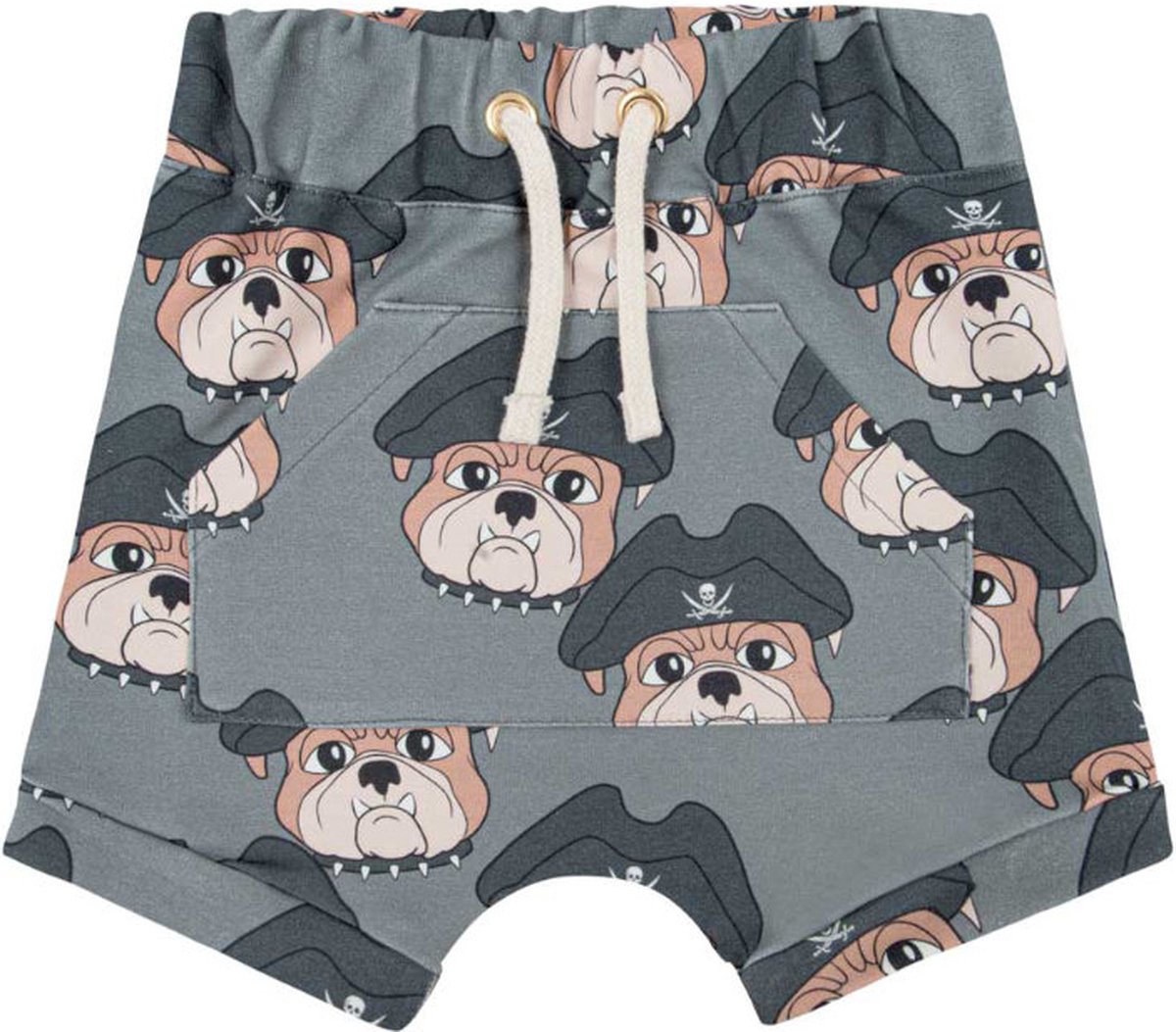 Dear Sophie Shorts Dog The Pirate Graphite Maat 98/104