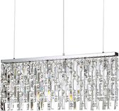 Ideal Lux Elisir - Hanglamp Modern - Chroom - H:134.5cm   - G9 - Voor Binnen - Metaal - Hanglampen -  Woonkamer -  Slaapkamer - Eetkamer