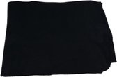 Fleecedeken effen - Zwart - Fleece - 130 x 170 cm - Deken - Dekentje - Winter - Warm