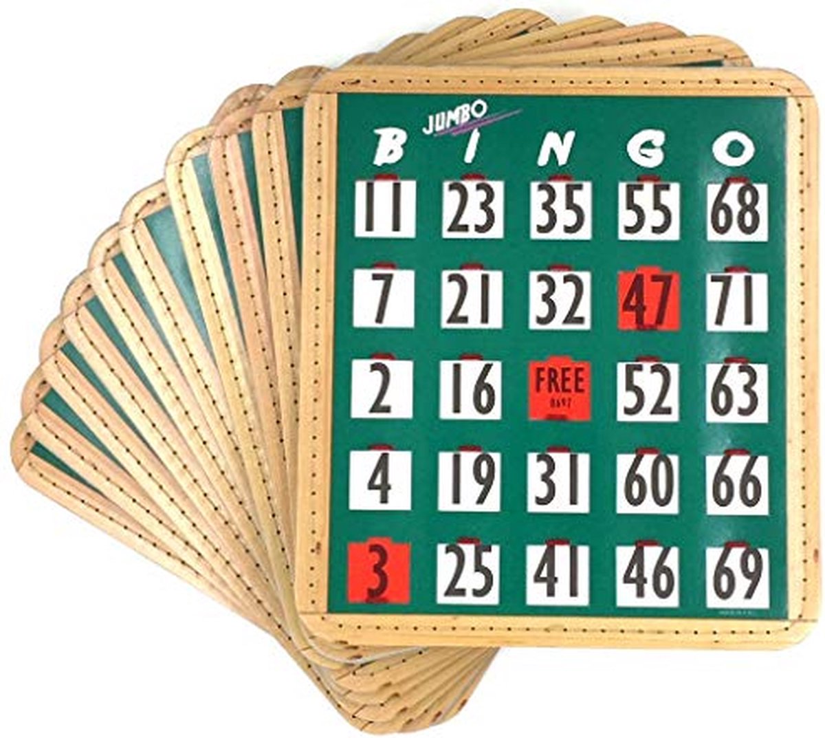 Bingo Schuifplank 1-75 | XL | Groen | 10 stuks