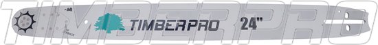 TIMBERPRO - 24"/ 60 cm - ketting + zaagblad voor kettingzaag 58/62cc — afbeelding 2