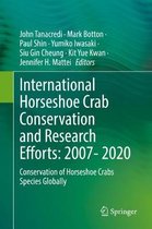 International Horseshoe Crab Conservation and Research Efforts: 2007- 2020