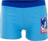 Sonic the Hedgehog - Jongens Zwembroek - Lichtblauw - Maat 8 jaar (128 cm)