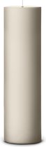 Ester en Erik  - Stolpkaars H 25cm D 7cm linen grey - Kaarsen