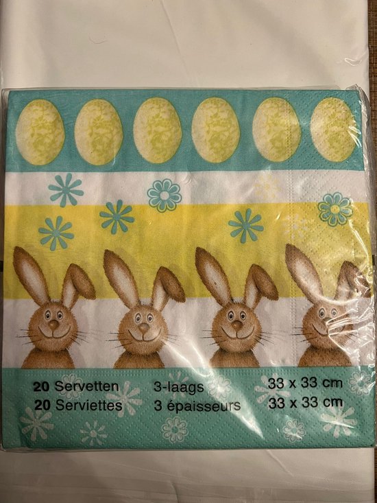 20 paarden servetten 33 x 33 cm