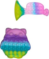 Pop It - Trompet en Uil - Pop it fidget toy goedkoop