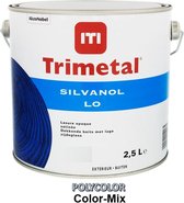 Trimetal Silvanol LO - Dekkende beits zijdemat - RAL 9001 Créme wit - 2,50 L
