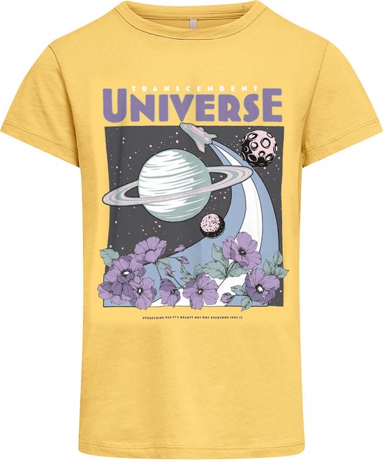 Kids Only S/S Planet Box T-shirt Jongens - Maat 134
