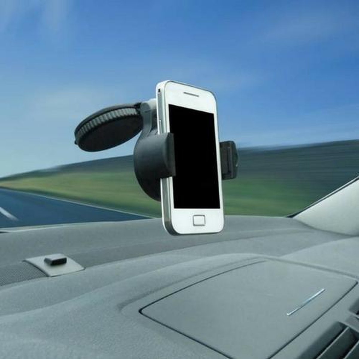 Universele Auto Telefoon Houder - voor Raam & Dashboard - iPhone, Samsung, HTC, Sony, Nokia & Huawei - van Heble®