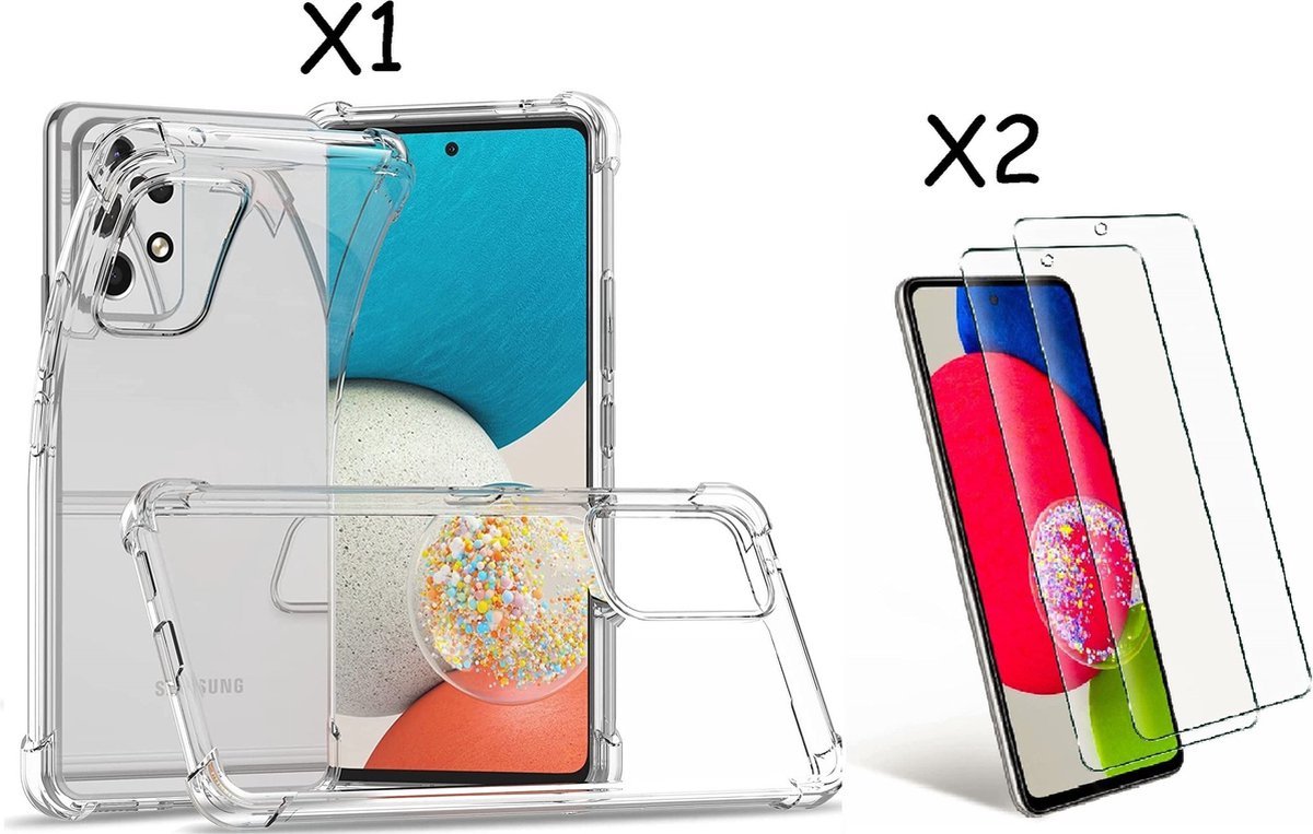 Samsung A53 5G Hoesje transparant Anti Shock silicone hoesje - Samsung  Galaxy A53 5G... | bol