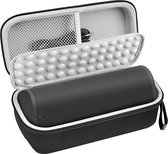 Hard Cover Carry Case Hoesje Geschikt Voor Sonos Roam Wireless Speaker - Opberghoes Sleeve Beschermhoes Tas Hoes - Opbergtas Etui Draagtas -  Inclusief Accessoires Adapter Vak - Zw