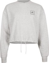 O'Neill Sweatshirts Women CUBE CREW White Melange M - White Melange 60% Cotton, 40% Recycled Polyester